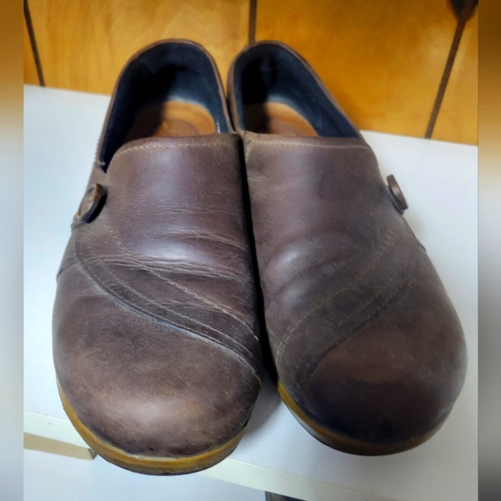 Keen Mora 8.5 39 brown leather shoes